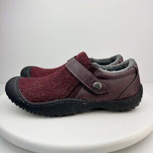 Share JBU By Jambu Shoes Womens 8 Burgundy Red Blakely Comfort Slip On US 6.5